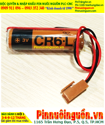 FUJI CR6.L; Pin nuôi nguồn PLC FUJI CR6.L lithium 3.0v AA 2300mAh chính hãng _Made in Japan