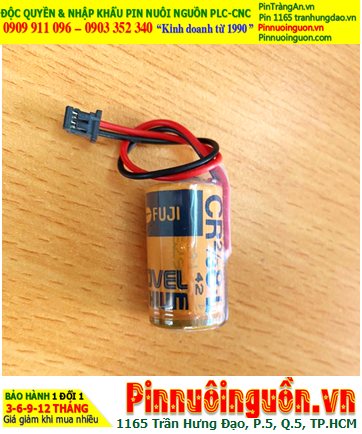 FUJI CR2/3 8.L; Pin nuôi nguồn FUJI CR2/3 8.L lithium 3v 2/3A 1900mAh chính hãng, Xuất xứ NHẬT