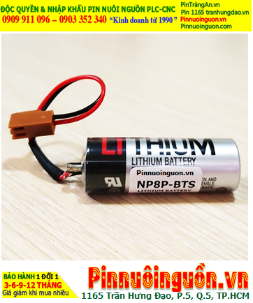 FUJI NP8P-BTS; Pin nuôi nguồn FUJI NP8P-BTS lithium 3.6v AA 2000mAh chính hãng, Xuất xứ NHẬT