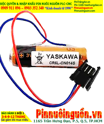 Yaskawa CR6.L-CN14S; Pin nuôi nguồn PLC Yaskawa CR6L-CN14S lithium 3v AA2300mAh _Made in Japan