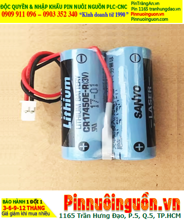 FDK 2CR17450E-R, Pin nuôi nguồn PLC FDK 2CR17450E-R lithium 3v 4800mAh _Xuất xứ Nhật