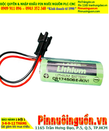 FDK CR17450SE-R; Pin nuôi nguồn FDK CR17450SE-R lithium 3v 4/5A 2200mAh, Xuất xứ NHẬT