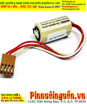 Sanyo CR17335SE (Zắc ZEA), Pin nuôi nguồn Sanyo CR17335SE lithium 3v 2/3A 1800mAh, Xuất xứ Nhật