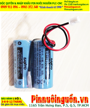 Sanyo 2CR17450E-R (2viên ghép đôi); Pin nuôi nguồn Sanyo 2CR17450E-R-CN-10 4400mAh /X.xứ NHẬT