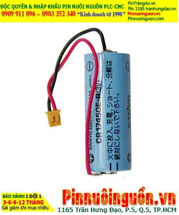 Sanyo CR17450E-R; Pin nuôi nguồn PLC Sanyo CR1745SE-R 2200mAh lithium 3v, Xuất xứ NHẬT