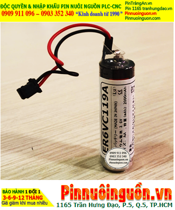 Pin ER6VC119A; Pin nuôi nguồn Mitsubishi ER6VC119A lithium 3.6v AA 2000mAh _Xuất xứ Nhật