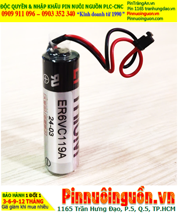 Pin ER6VC119A; Pin nuôi nguồn Mitsubishi ER6VC119A lithium 3.6v AA 2000mAh _Xuất xứ Nhật