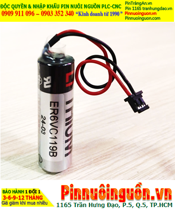 Pin ER6VC119B; Pin nuôi nguồn Mitsubishi ER6VC119B lithium 3.6v AA 2000mAh _Xuất xứ Nhật