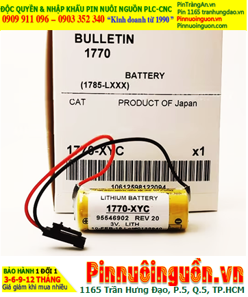 Panasonic BR-A (Zắc Allen), Pin nuôi nguồn Panasonic BR-A 1800mAh for ABB 1770-XYC, X.xứ NHẬT