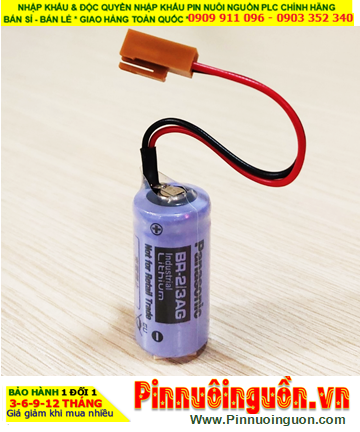 Panasonic BR-2/3AG (Zắc JEA); Pin nuôi nguồn Panasonic BR-2/3AG 2/3A 1450mAh, Xuất xứ NHẬT