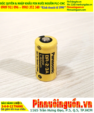 Panasonic BR-2/3A; Pin nuôi nguồn Panasonic BR-2/3A lithium 3v 2/3A 1200mAh chính hãng, Xuất xứ Nhật