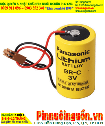 Panasonic BR-C (Zắc JEA) ; Pin nuôi nguồn Panasonic BR-C lithium 3v C 5000mAh chính hãng, Xuất xứ Nhật