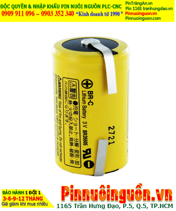 Panasonic BR-C (chân thép); Pin nuôi nguồn Panasonic BR-C lithium 3v C 5000mAh chính hãng, Xuất xứ Nhật