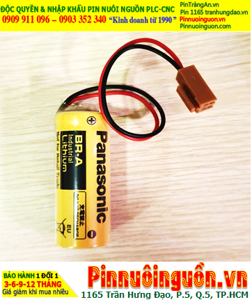 Panasonic BR-A (Zắc JEA); Pin nuôi nguồn Panasonic BR-A 1800mAh lithium 3v, Xuất xứ NHẬT