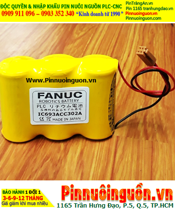 Fanuc IC693ACC302B; Pin nuôi nguồn GE FANUC IC693ACC302b lithium 3v 15000mAh, Xuất xứ NHẬT