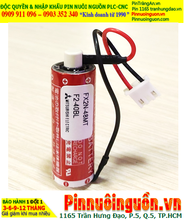 Mitsubishi F2-40BL; Pin nuôi nguồn Mitsubishi F2-40BL lithium 3.6v AA 1800mAh chính hãng, Xuất xứ Nhật