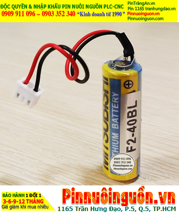 Mitsubishi F2-40BL; Pin nuôi nguồn Mitsubishi F2-40BL lithium 3.6v AA 1800mAh chính hãng, Xuất xứ Nhật