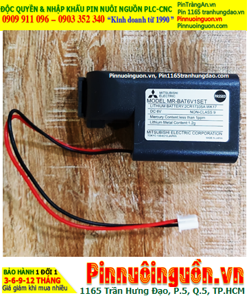 Mitsubishi MR-J4BAT; Pin nuôi nguồn Mitsubishi MR-BAT6V1SET lithium 6v _Xuất xứ Nhật