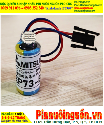 Mitsubishi EP73-BAT; Pin nuôi nguồn Mitsubishi EP73-BAT lithium 3.6v 2/3A 1800mAh _Xuất xứ Nhật