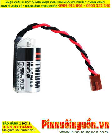 Mitsubishi ER3V-C; Pin nuôi nguồn Mitsubishi ER3V-C lithium 3.6v chính hãng _Xuất xứ NHật