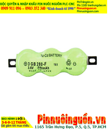 Pin Mitsubishi 3GB280F; Pin nuôi nguồn Mitsubishi 3GB280F  (NiMd NiCd 3.6v 280mAh)