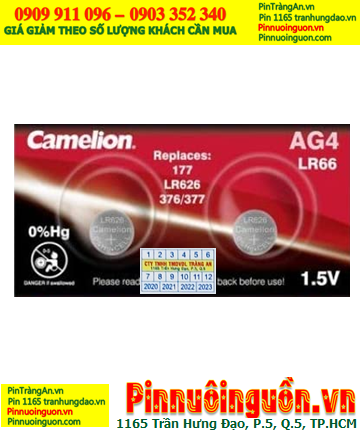 Camelion  AG4 _Pin SR626SW; Pin Camelion AG4 SR626SW Alkaline 1.5v  |HẾT HÀNG