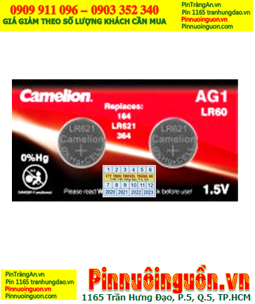 Camelion AG1 _Pin SR621SW; Pin Camelion AG1 SR621SW Alkaline 1.5v |HẾT HÀNG