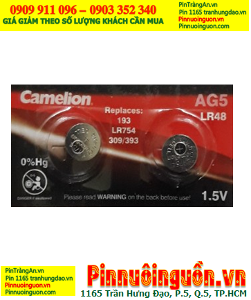 Camelion AG5 _Pin LR754; Pin Camelion AG5 LR754 Alkaline 1,5v  | HẾT HÀNG