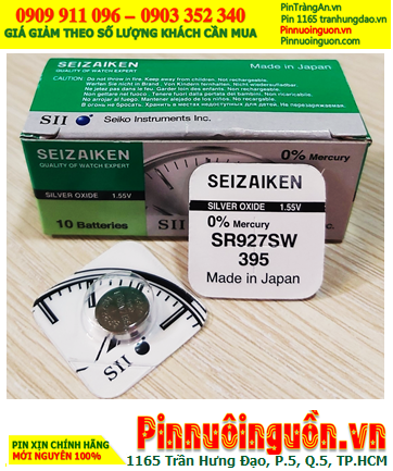 Seizaiken SR927SW, Pin đồng hồ 1.55v Seizaiken SR927SW Pin 395 (Xuất xứ Nhật)