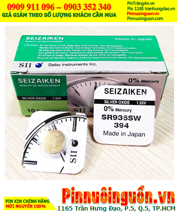 Seizaiken SR936SW, Pin đồng hồ 1.55v Seizaiken SR936SW Pin 394 (Xuất xứ Nhật)