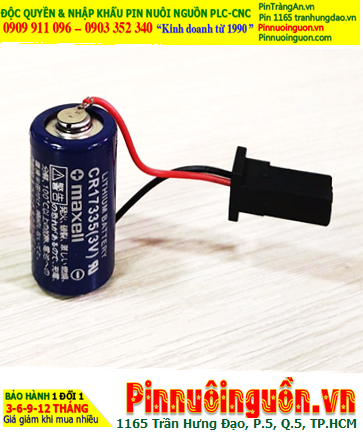 Maxell CR17335 _Pin CR17335; Pin nuôi nguồn PLC Maxell CR17335 lithium 1750mAh _Xuất xứ NHẬT