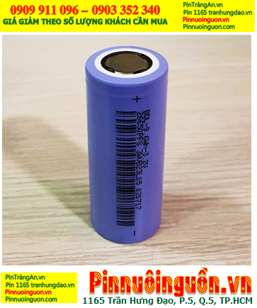 Pin sắt PhosPhate LIFEP04 3.2V-9.6Wh BDL 26650PFS  (Dòng xả 30A, 3000mAh) chính hãng