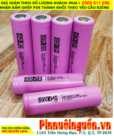 DMEGC INR18650-26E, Pin sạc 18650 3.7v Lithium DMEGC INR18650-26E (2600mAh, Dòng xả 12A) chính hãng