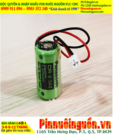 Panasonic CR-2/3AZ (Zắc PH2.0); Pin nuôi nguồn PLC Panasonic CR-2/3AZ lithium 3v 1600mAh (Nhật)