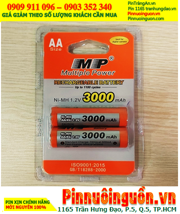MP AA3000MAH (AA 3000mAh Rechargeable Battery ) _Blister 2 units
