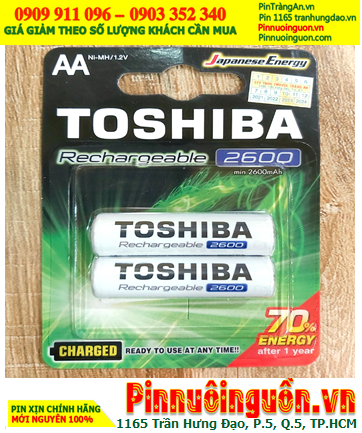 Toshiba TNH-6GAE BP-2C (AA 2600mAh Rechargeable Battery) _Blister 2 units