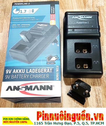 Ansman Powerline 2 Charger with 02 Channels for charging 9v Battery only