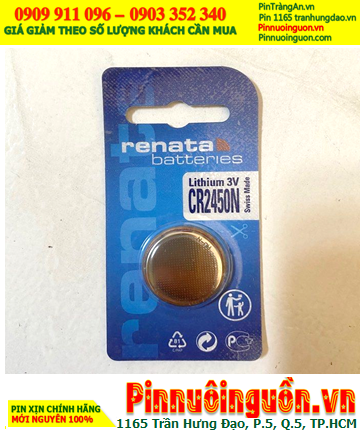 Renata CR2450 lithium 3V Battery - Made in Swiss | In stock now