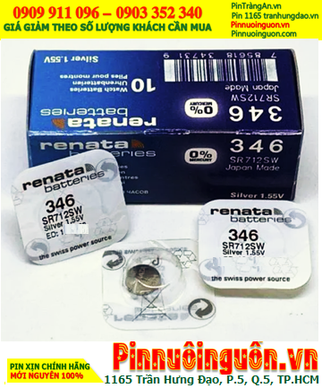 Pin Renata 346/SR712SW silver oxide 1.55V
