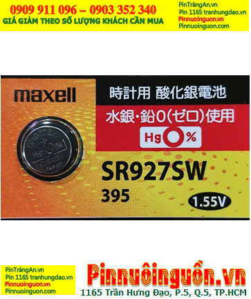 Maxell SR927SW/395: Maxell Silver Oxide battery SR927SW-1.55V/ in stock ready for shipping
