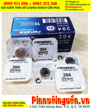 Renata SR936SW,394: Renata Silver Oxide battery 394/SR936SW-1.55V/ in stock ready for shipping