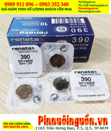 Pin Renata SR1130SW Silver Oxide 1.55V