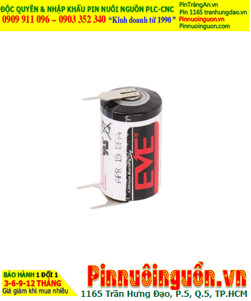 EVE ER14250 (thép hàn 3 chấu), Pin nuôi nguồn EVE ER14250 lithium 3.6v 1200mAh 1/2A chính hãng