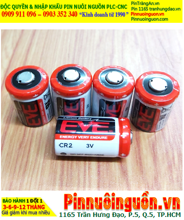 Pin CR2; Pin EVE CR2; Pin nuôi nguồn EVE CR2 lithium 3.0v 1/2AA 1000mAh