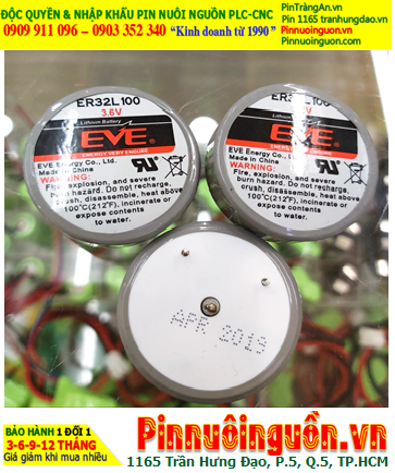 EVE ER32L100; Pin nuôi nguồn EVE ER32L100 (SL-386) lithium 3.6v 1/6D 1700mAh chính hãng