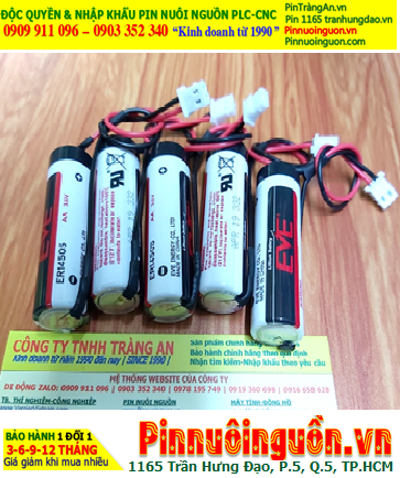 EVE ER14505; Pin nuôi nguồn EVE ER14505 lithium 3.6v AA 2600mAh (zắc CẮM trắng)