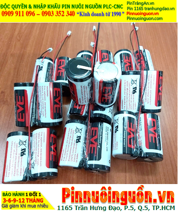 Pin ER34615 _EVE ER34615; Pin nuôi nguồn EVE ER34615 lithium 7.2v 19 000mAh (2 viên ghép đôi như hình)