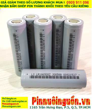 LISEN LS LR18650SZ J00588 00921527, Pin sạc 3.7v Lithium Li-ion Lisen LR18650SZ (2600mAh, dòng xả 10A)
