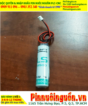 Saft LS14500 (Zắc PH2.0-2P); Pin nuôi nguồn PLC Saft LS14500 lithium 3.6v AA 2600mAh _Xuất xứ Pháp