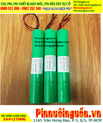 Pin sạc 4.8V-SC2200mAh, Pin sạc NiMh 4.8V-SC2200mAh, Pin sạc GREPOW 4.8V-SC2200mAh chính hãng